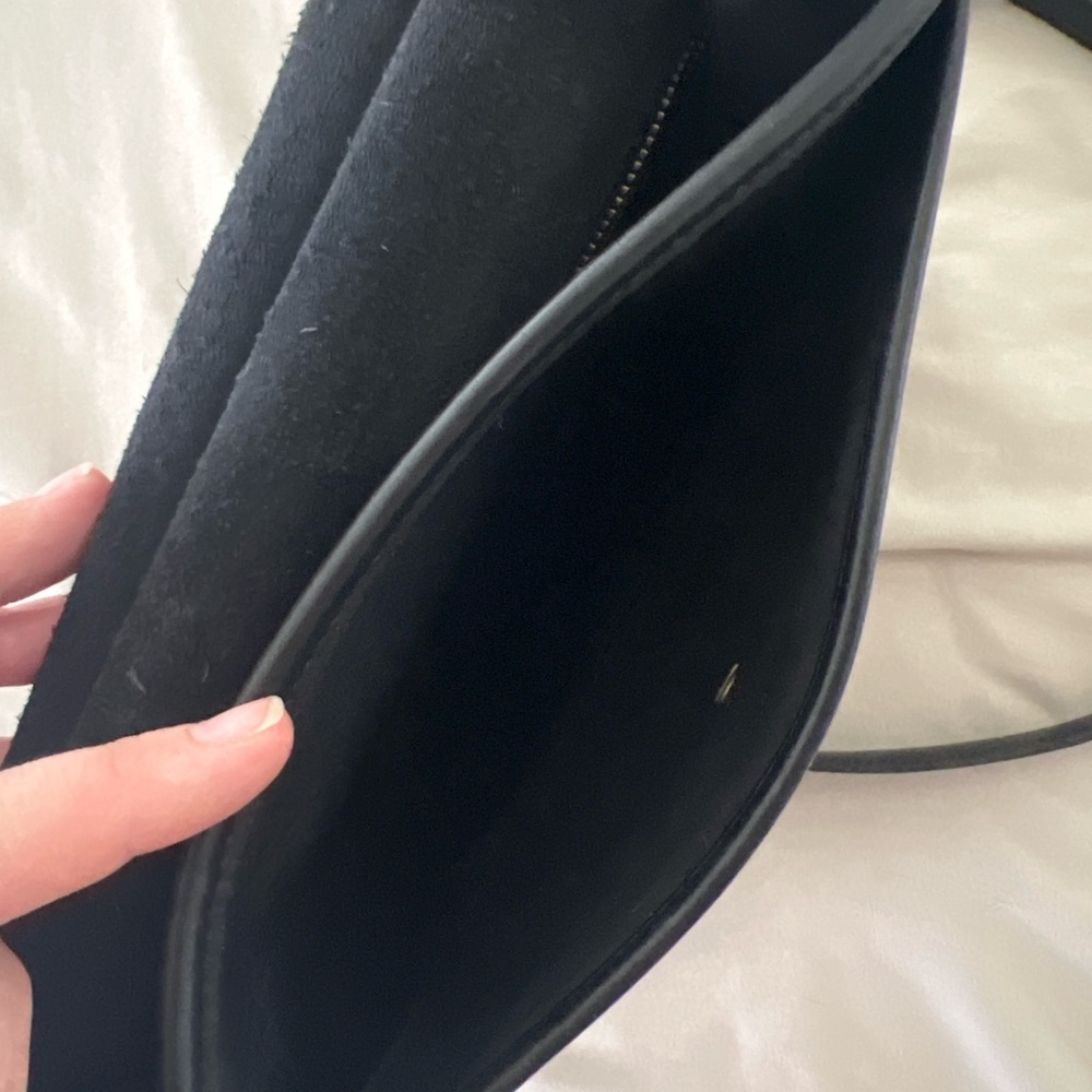 Vintage Coach Black Leather Willis Satchel Crossbody Bag – Authentic USA MADE - Picture 6 of 9